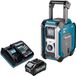 Makita MR 007 GM101 Radio de chantier sans fil 12 - 40 V max. Bluetooth DAB+ USB + 1x batterie rechargeable 4.0 Ah + chargeur