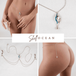 Sylvie Monthulé Zilveren Bodychain Set Shell Ocean Maat M