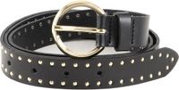 Vanzetti Leren Riem Slim Belt W70 Black Zwart