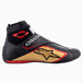 Alpinestars Chaussures Supermono V2 FIA Noir Or Rouge, Taille : 7