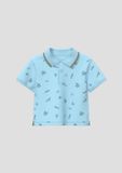 s.Oliver Polo-Shirt Turquoise Kinderen Maat 92 Katoen