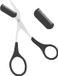 Wan GmbH Ciseaux à sourcils avec peigne - Outil de coupe - Coupe de précision - Peigne amovible - Noir