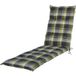 LIVARNO® Coussin de fauteuil de relaxation »Valencia / Miami« (à carreaux/vert)