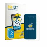 BROTECT - Screenprotector voor Oppo F35 Pro - Folie Beschermfolie transparant 2 Stuks