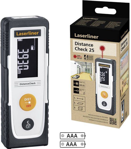 Laserliner DistanceCheck Laserafstandsmeter 25 m