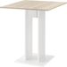 en.casa Design eettafel Lindesnes vierkant 65x65x78 cm hout en wit