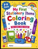 Colorful Stationery: Fun Coloring Book for Kids Aged 3 to 6