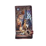 Nemesis Now Lisa Parker Purrlock Holmes Portemonnee met reliëf, 18,5 cm, bruin