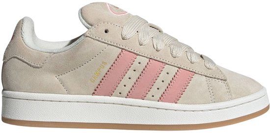 Adidas Campus 00s Sneakers Dames - wit - roze - crème - Maat 37 1/3