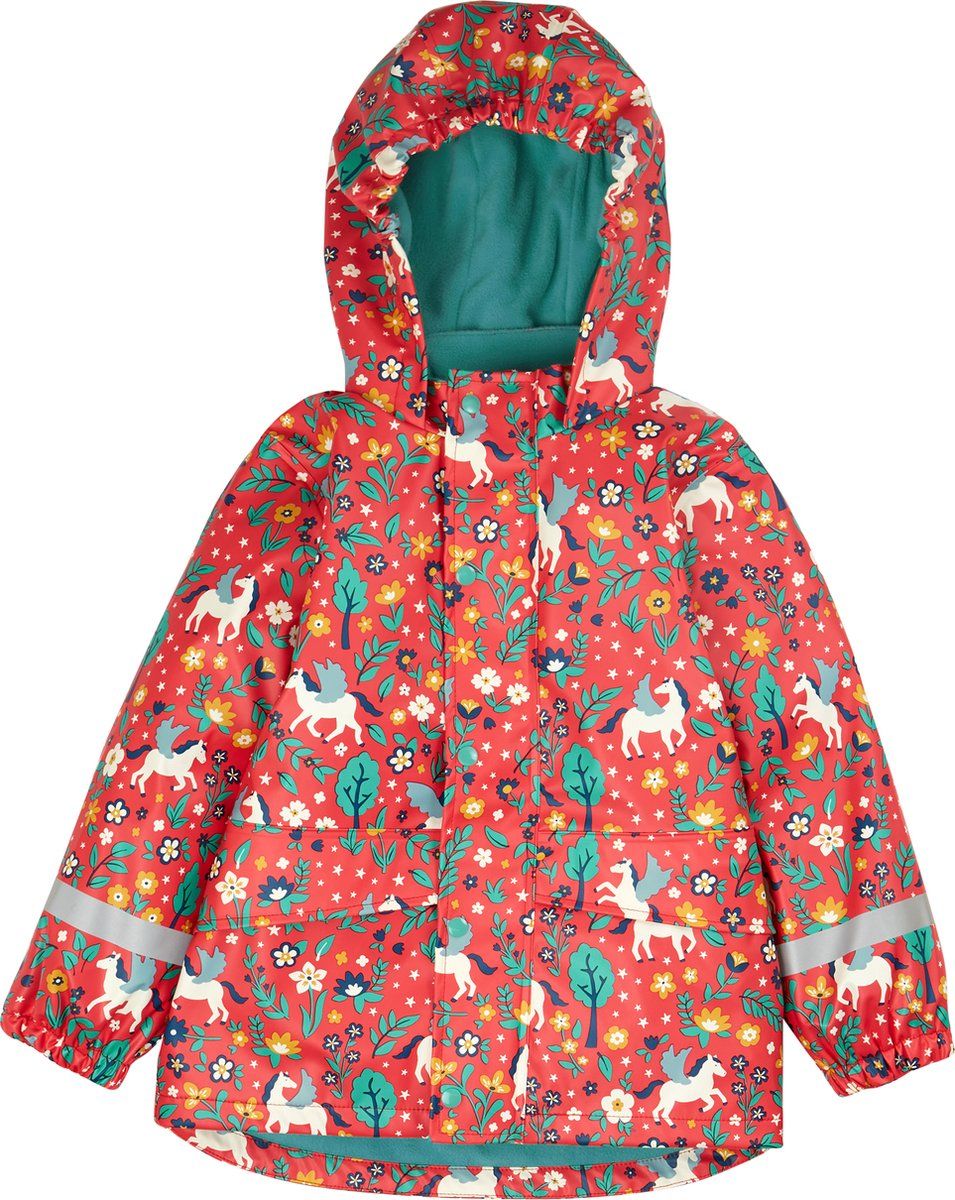Frugi Puddle Buster jas Puddlebusters Meisjes Jas - Maat 104 - Roze