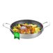 Avilia Hoge pan van aluminium met twee handgrepen van roestvrij staal, 24 cm