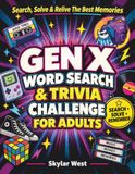 Gen X Word Search & Trivia Challenge pour adultes