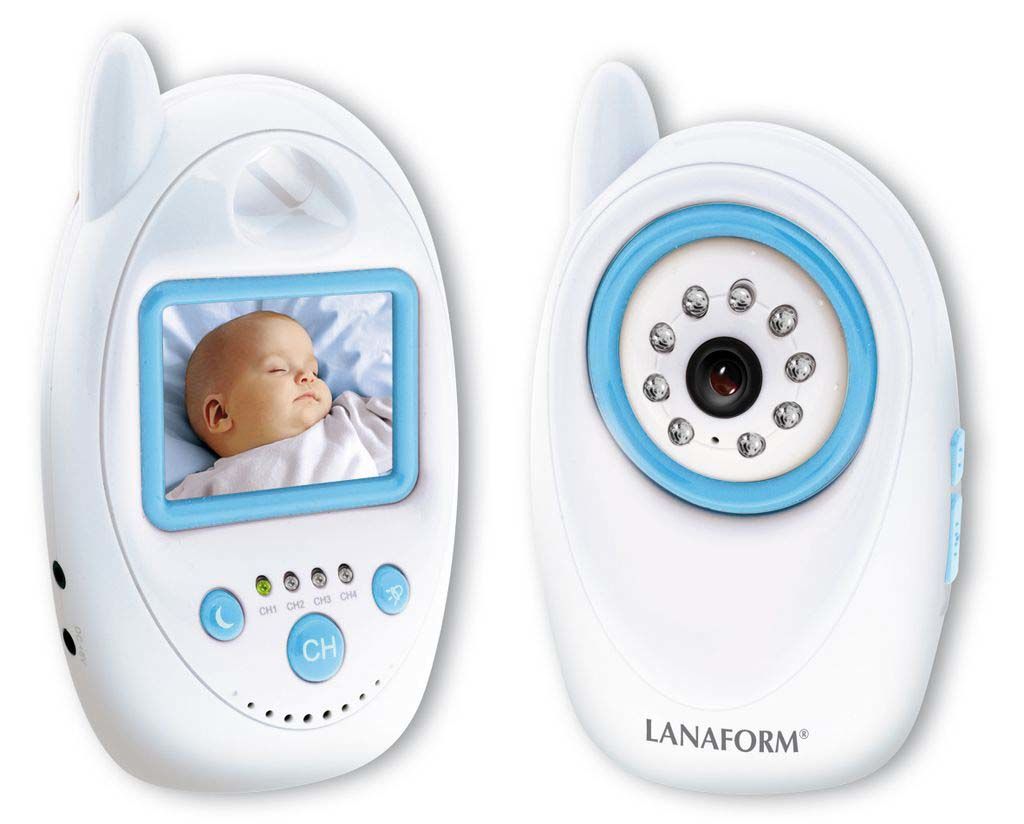 Lanaform LA210101 Babyfoon - Camera Babyfoon - 100m Bereik - Wit/Blauw