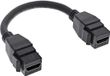 InLine HDMI Keystone module - HDMI 2.0 (4K 60Hz + HDR) - Zwart - 0.20 meter