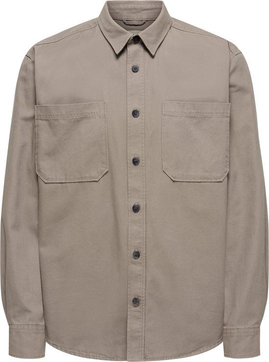 ONLY & SONS Overshirt ONSALP Overshirt Desert Taupe S
