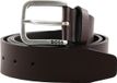BOSS Leren Riem Janni W85 Donkerbruin