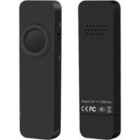 ELVANZA MP3-speler met ingebouwde luidspreker, compatibel met TF-kaarten, ondersteunt afspelen per map, 4 GB, zwart