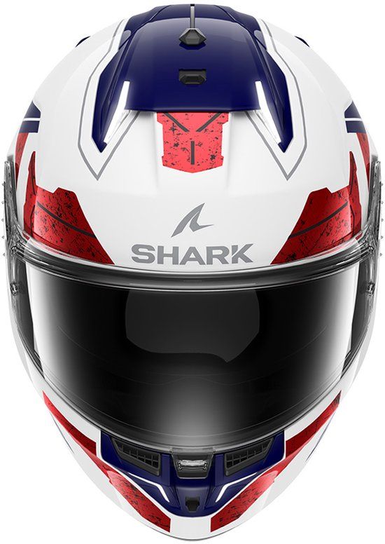 Shark SKWAL i3 Rhad Wit Chrom Rood Integraalhelm - Maat XXL