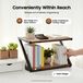 Elzusha - Support d'imprimante de bureau avec 2 couches pour organisation de bureau