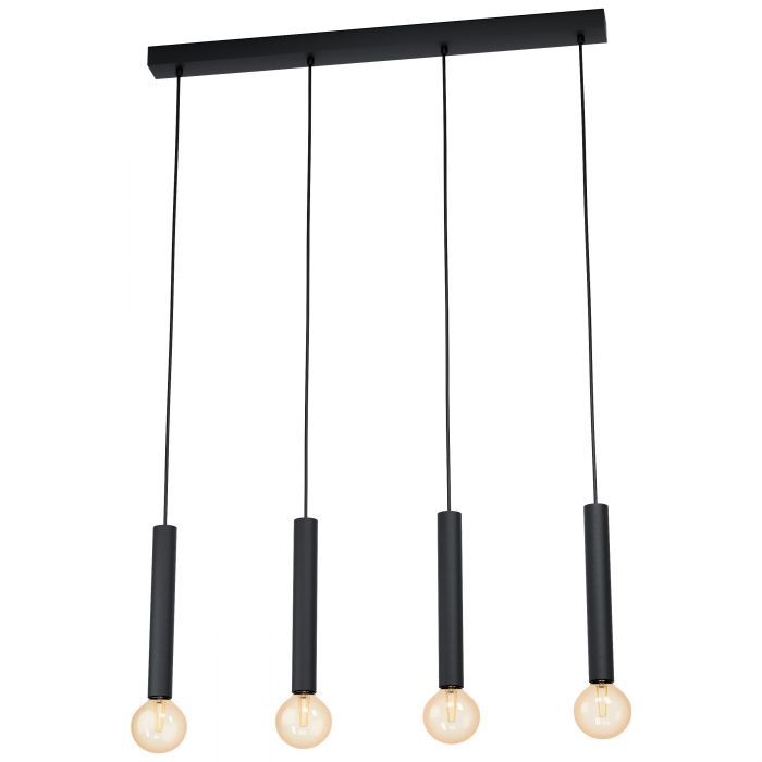 EGLO Cortenova Hanglamp - Zwart - Staal - E27 - 110 cm