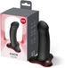 Fun Factory Amor | compacte dildo met zuignap | G-spot- & prostaatstimulatie | ideaal om op te rijden & strap-on compatibel | siliconen | seksspeeltje | Zwart