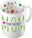Bellatio Decorations Mok voor mama - groen - keramiek - 300 ml