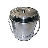 GIMA UPL-117 RVS emmer met deksel, 15 L