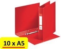 Esselte Ringband Esselte Vivida A5 2R PP 25mm Rood - 10 stuks
