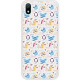 Y5 2019 Happy animals bedrukt siliconen hoesje