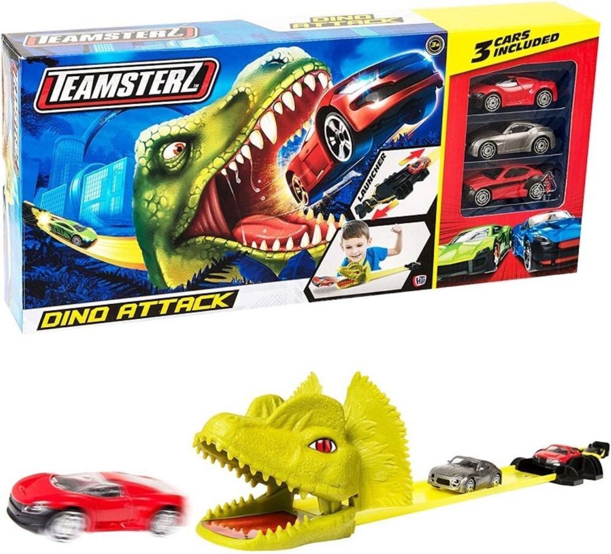 HTI Dino Attack + 3 Cars