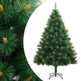 vidaXL Sapin de Noël artificiel avec charnières et support 150 cm