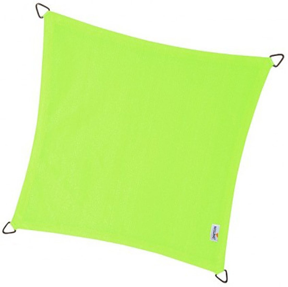 Nesling Schaduwdoek - - Coolfit - Lime Groen - Vierkant - 5 x 5 x 5 x 5 m