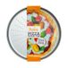 Decora 0075034 Crispy Pizza Pan, staal, 32 cm, Zilver