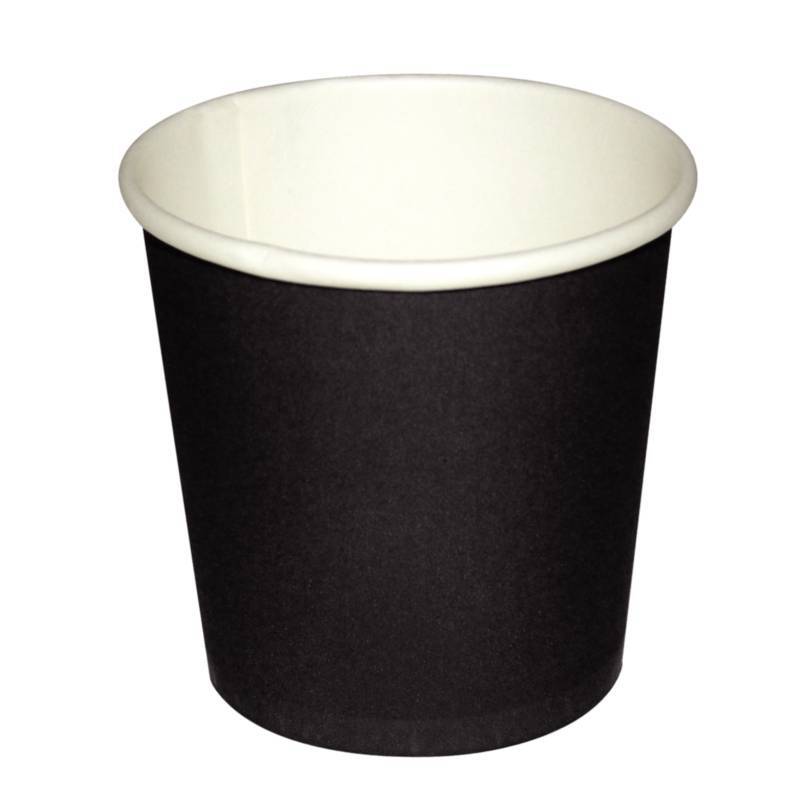 Fiesta Espresso Beker - Zwart - 11cl - Disposable - Aantal 1000 stuks