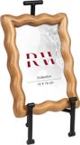 Romimex Fotolijst Bruin Metaal Glas Eiken MDF 14 x 24 x 10 cm