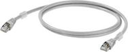 Weidmüller 1165940040 RJ45 Netwerkkabel, patchkabel CAT 6A S/FTP 4.00 m Grijs UL gecertificeerd 1 stuk(s)