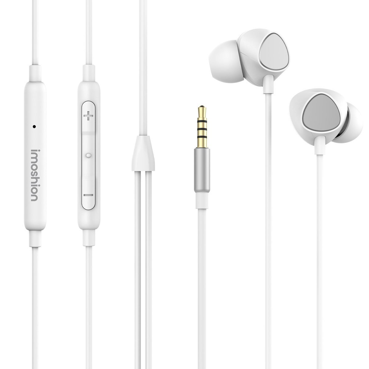 iMoshion In-Ear Oordopjes met Draad en Microfoon - Wit