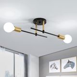 Comely Moderne Sputnik Kroonluchter, 2-Lichts E27 Industrieel Vintage Plafonnier