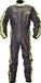 MUGENRACE RS-1 Noir Fluo Jaune Combinaison de pluie 1 pièce - Taille M - Combinaison une pièce