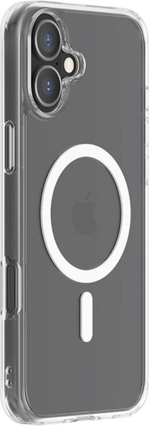 Bigben Connected Hoesje geschikt voor iPhone 16 Plus - MagSafe, Transparant
