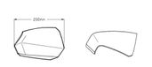 Puig Handbeschermers Maxiscooter 3488W Transparant voor Kawasaki J125 16' en J300 14'-19'