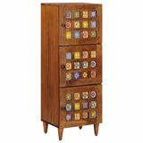 vidaXL Highboard Walnotenhout 40 x 33 x 110 cm