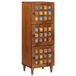 vidaXL Highboard Walnotenhout 40 x 33 x 110 cm