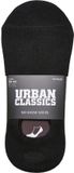 Urban Classics No Show 10-Pack Enkelsokken - 35/38 - Zwart
