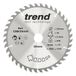 Trend Cirkelzaagblad Wood, diameter 254 mm, boring 30 mm, 40 tanden, zaaglijn 2,4 mm, haak +15°, TCT, gemiddelde afwerking, CSB/25440