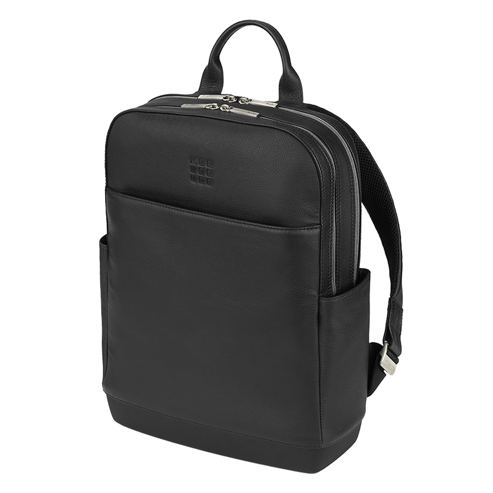 Moleskine Classic Leather Pro Backpack black Zwart