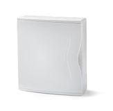 FAMATEL Nuova kastoppervlak | IP40 | 24 elementen | 351 x 305 x 112 mm | ondoorzichtige deur | grijs, wit