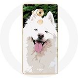 Maniacase Hoesje voor Huawei Mate 8 Samojeed wit hondenras