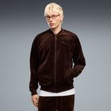 PUMA Essentials Elevated velours trainingsjack voor heren, bruin, XS