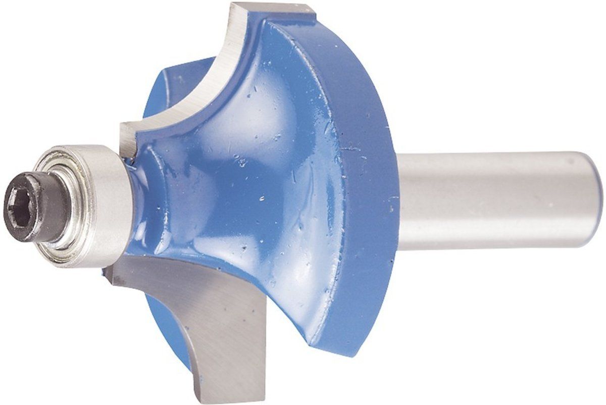 kwb kwartrondprofielfrees 31,7 mm met aanloopkogellager